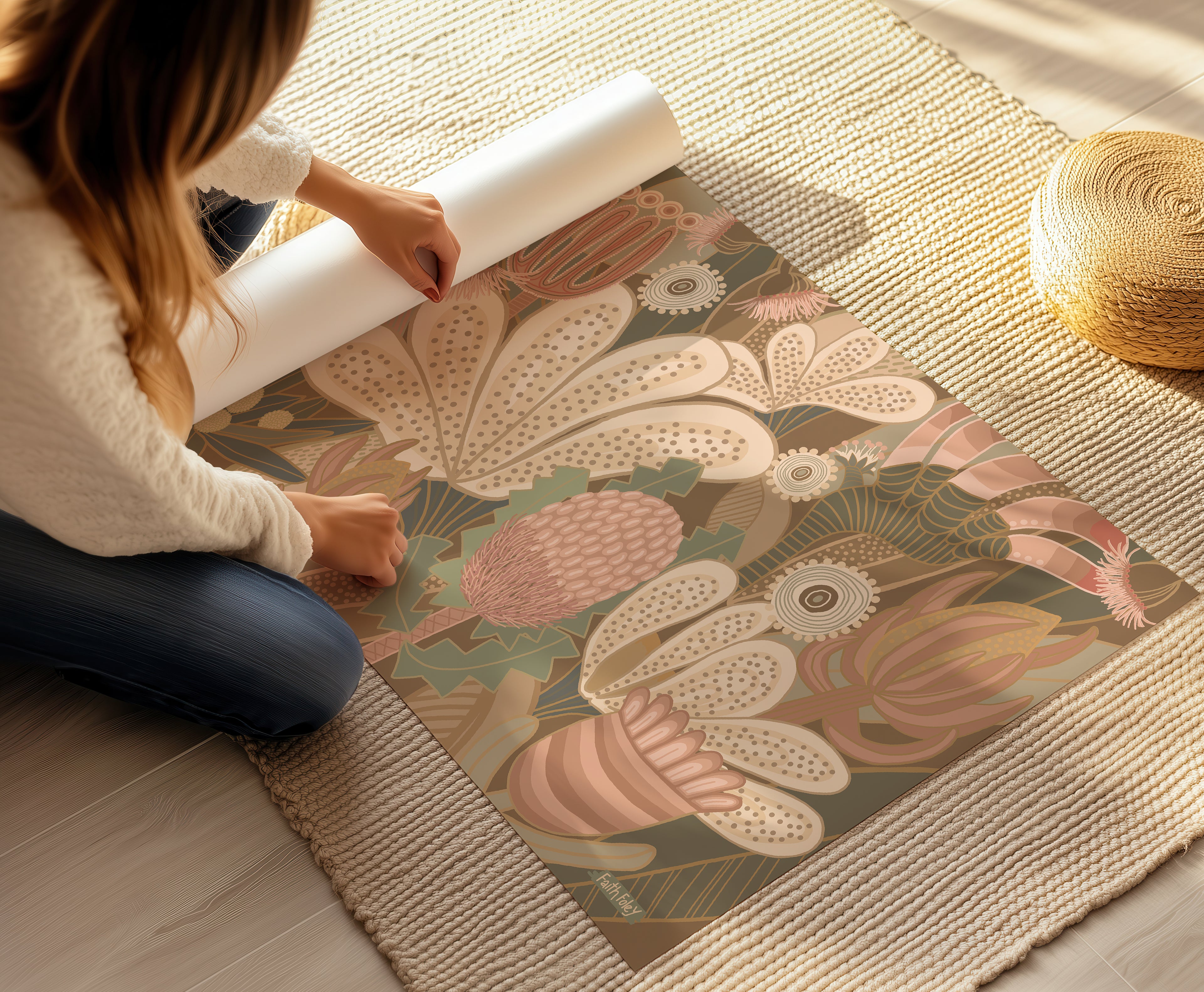 Eva May - Rolled Paper Print