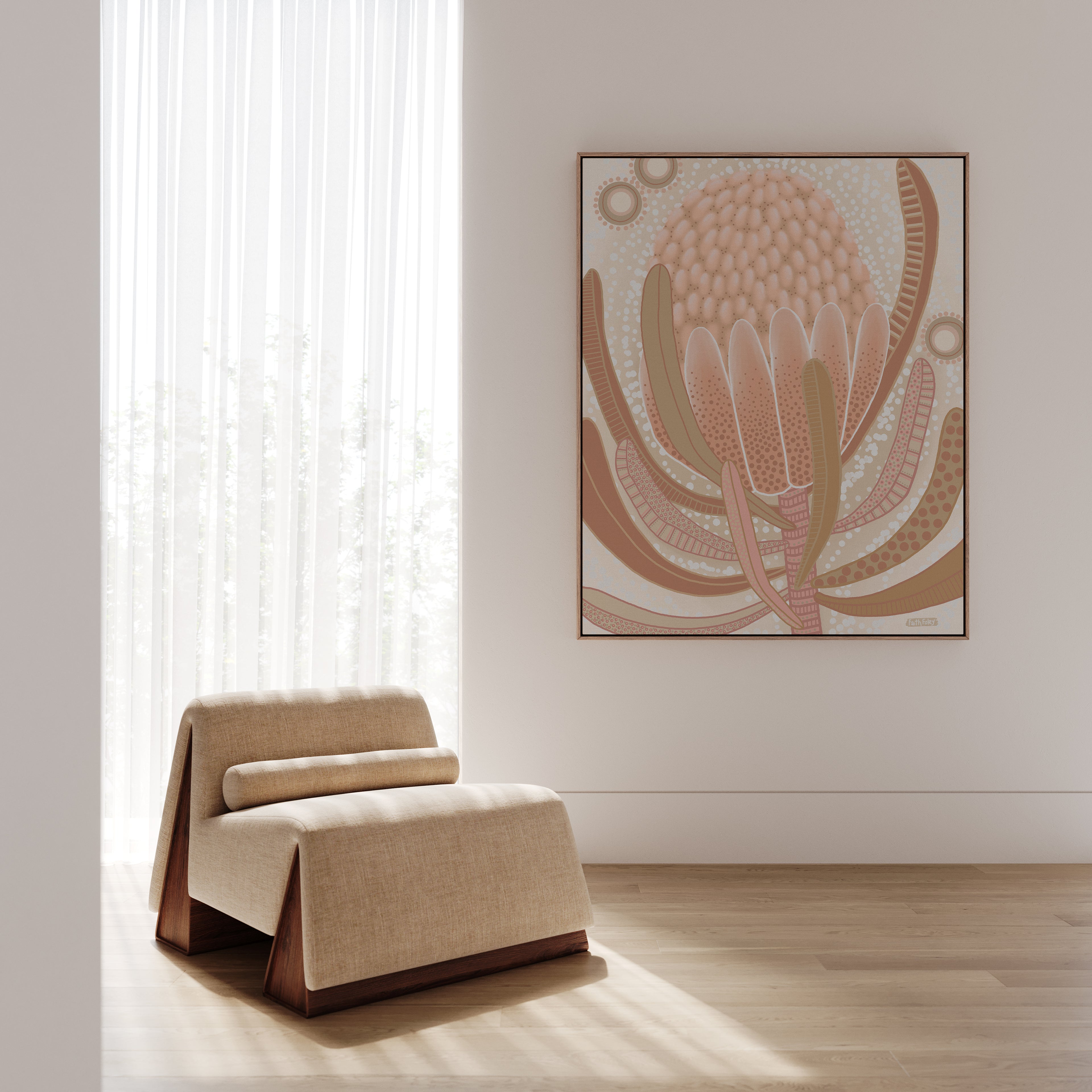Lacey - Rolled Paper Print