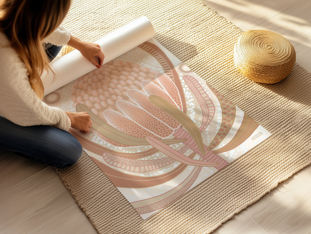 Lacey - Rolled Paper Print