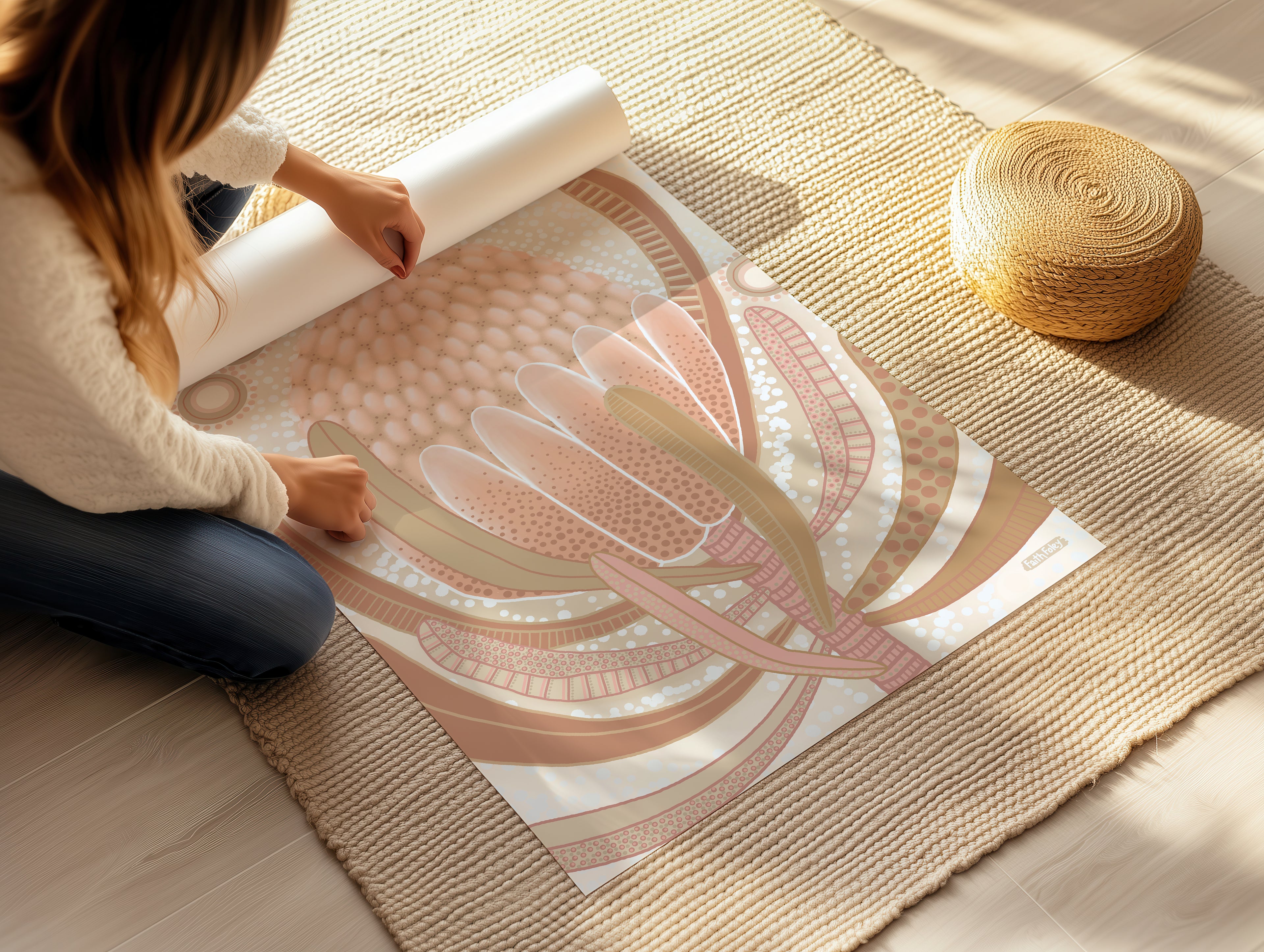 Lacey - Rolled Paper Print