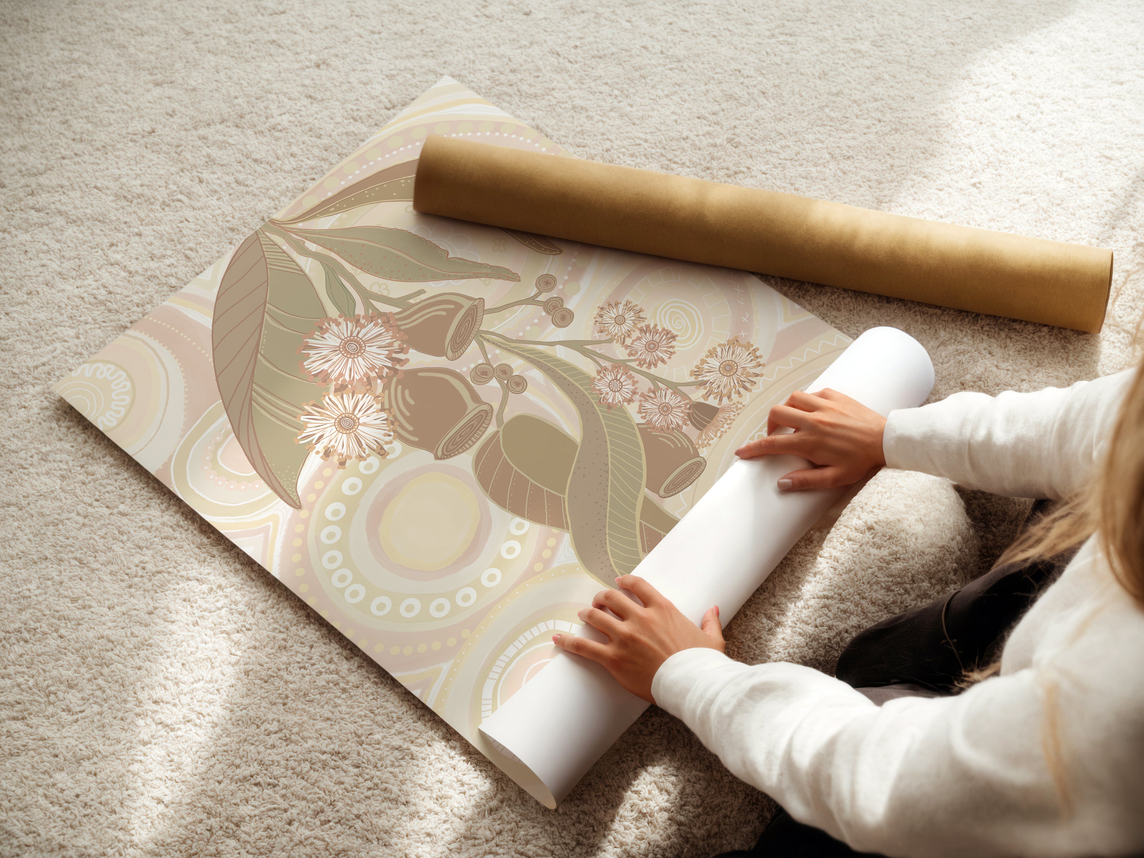 Paige - Rolled Paper Print