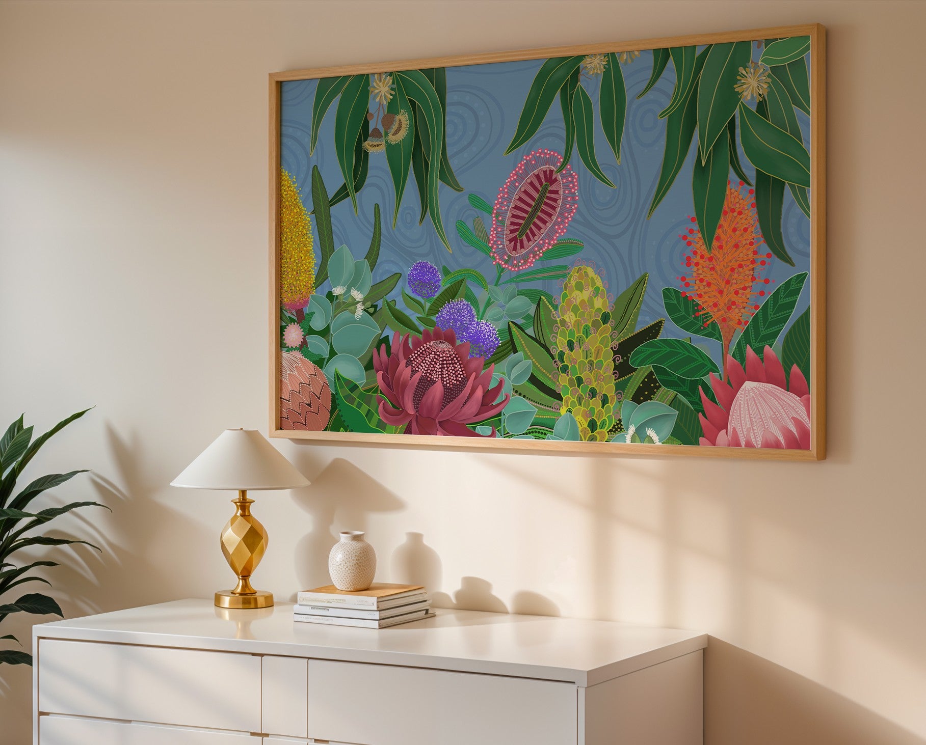 Riverina Gums - Rolled Paper Print